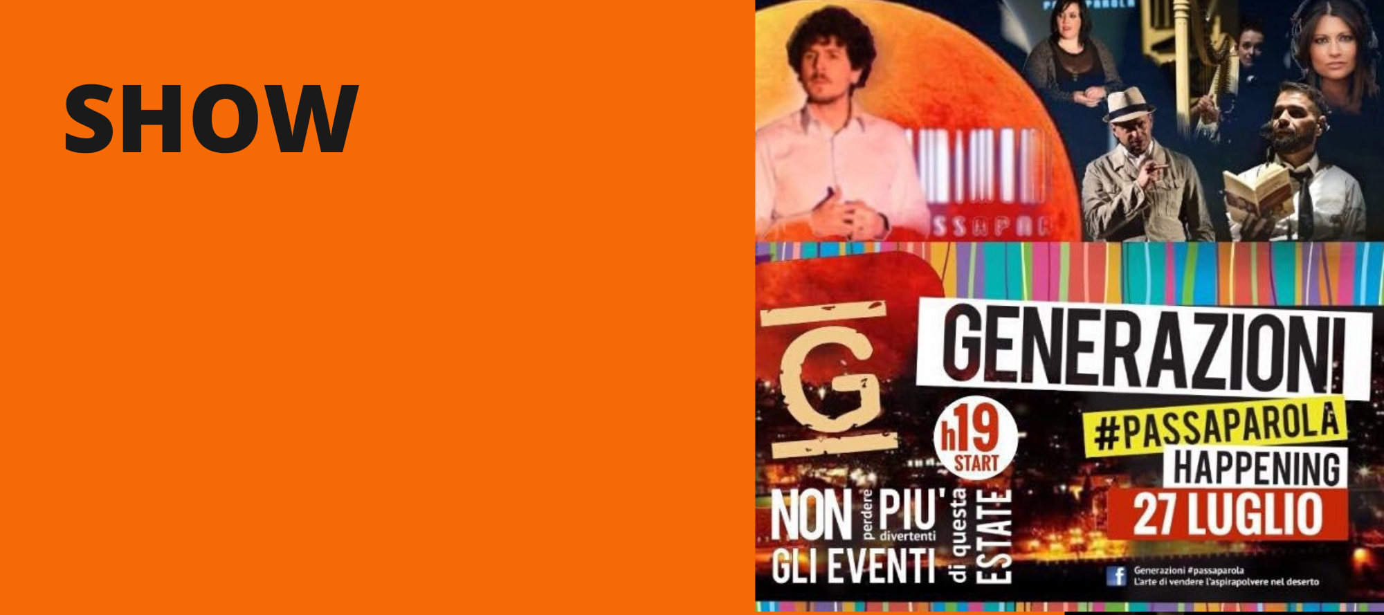 GENERAZIONE PASSA PAROLA